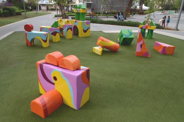 building blocks garden