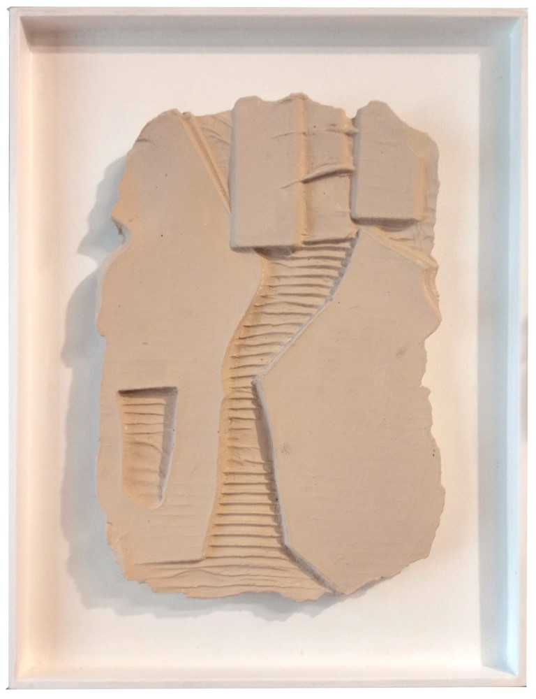 concrete wall sculpture nude color 1 (בינוני)